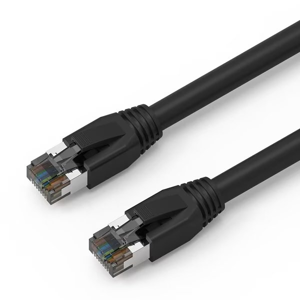 Axiom 10Ft Cat8 Shielded Cable (Black), Axiom Manufacturing, Mfr#: C8SBSFTP-K10-AX